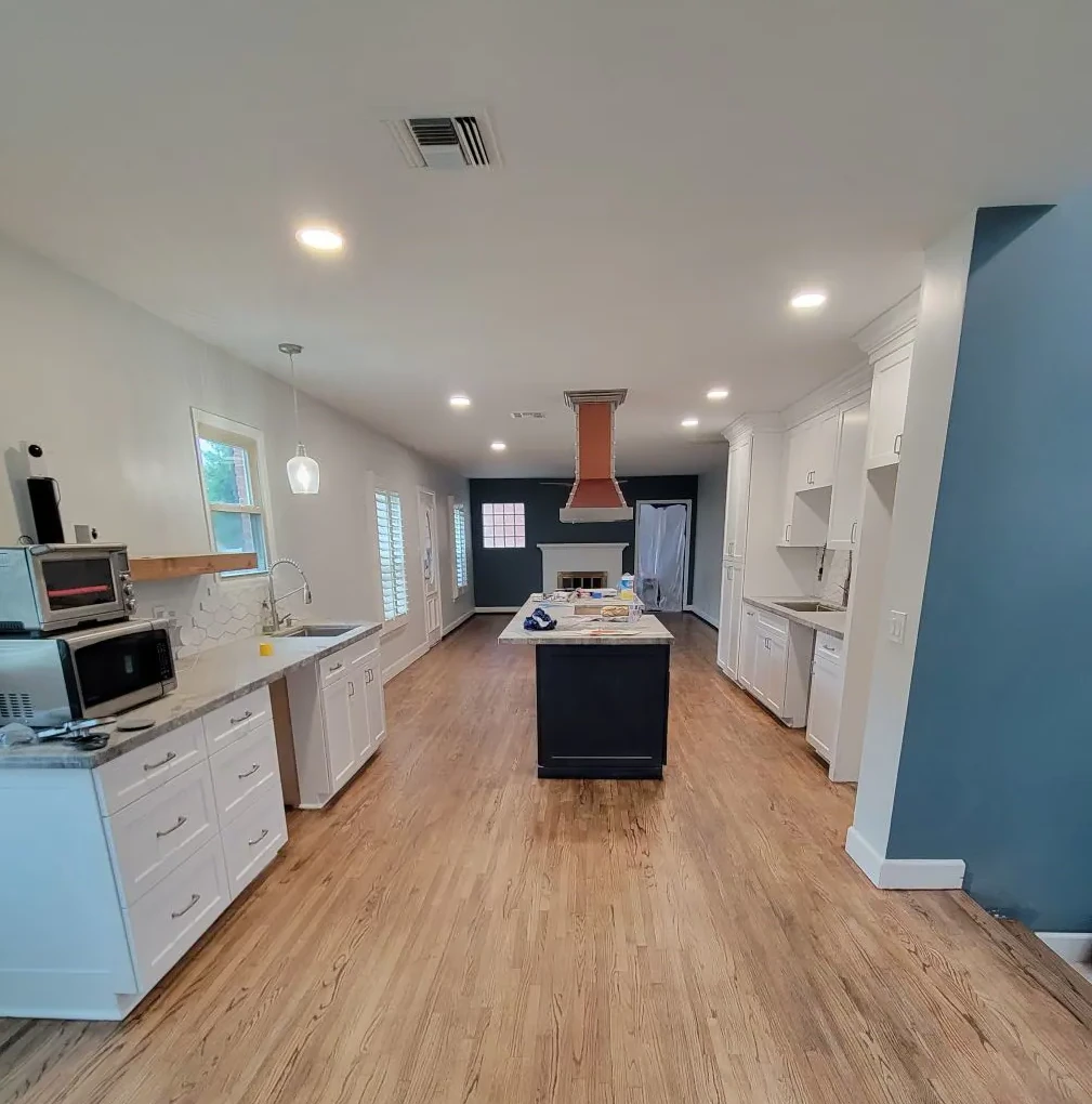 Kitchen and Bedroom/Bathroom Addition – finished result